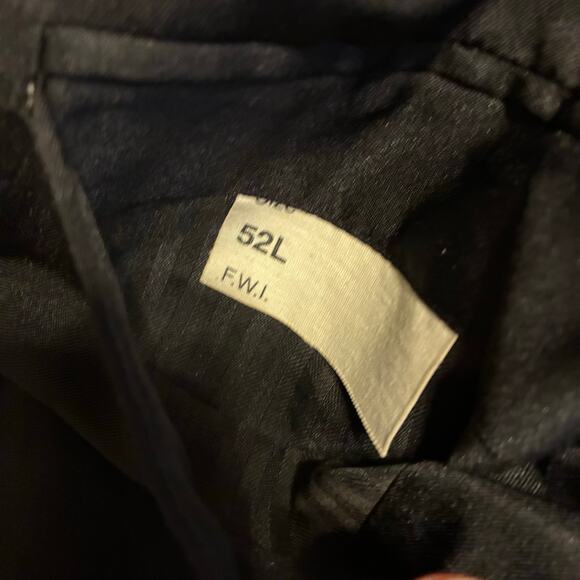 Formal Wear International FWI Tuxedo Jacket 100% Worsted Wool 52L Single Button - Picture 10 of 10